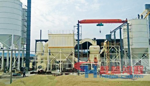 桂林鸿程 粉煤灰生产线 磨粉机设备 HLM水泥立磨磨粉机