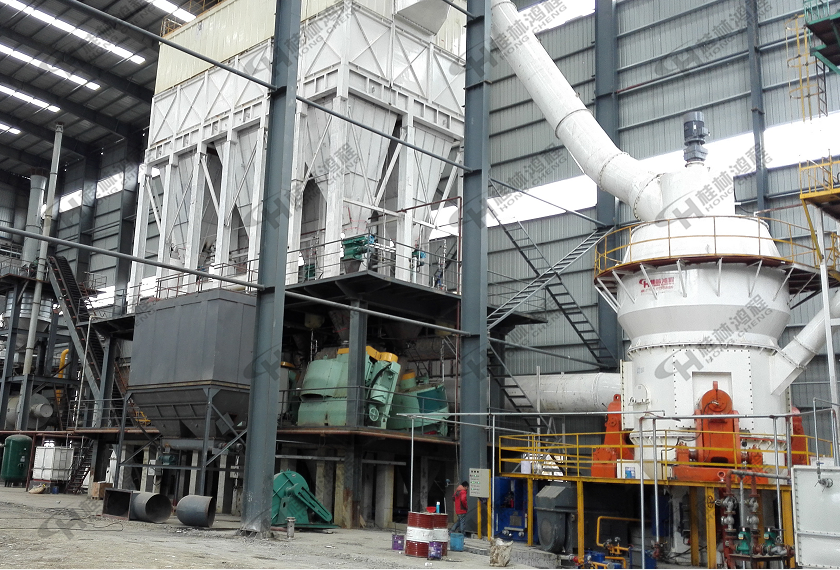 HLM系列电厂脱硫石膏立式磨粉机（100-325目）