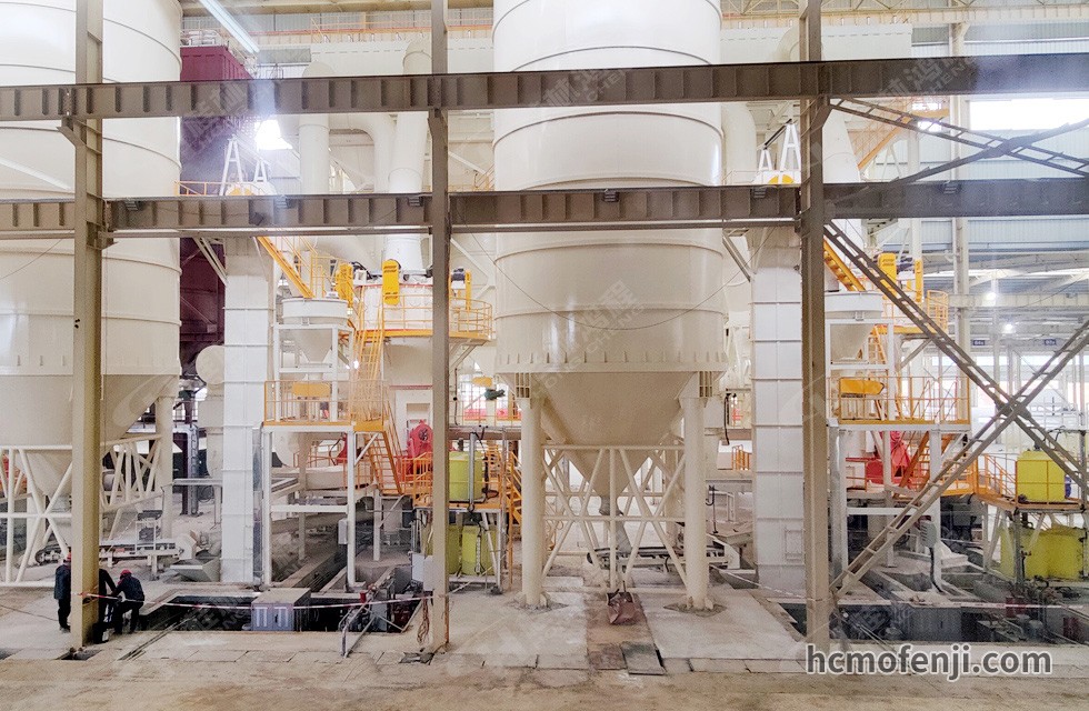 桂林鸿程实力助阵贺州矿投智科150万吨高端碳酸钙项目圆满投产!