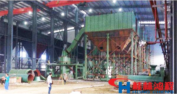 某玻璃厂 桂林鸿程 磨粉机桂林鸿程 HC2000大型磨粉机安装现场图片 大型磨粉机 hc2000