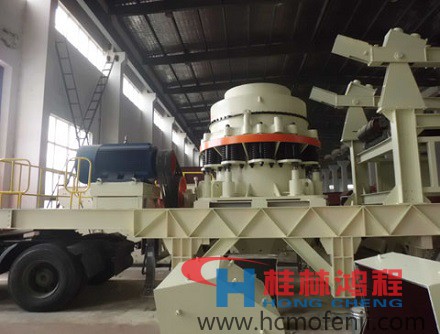 轮胎式移动式破碎磨粉站 轮胎式移动式破碎磨粉站