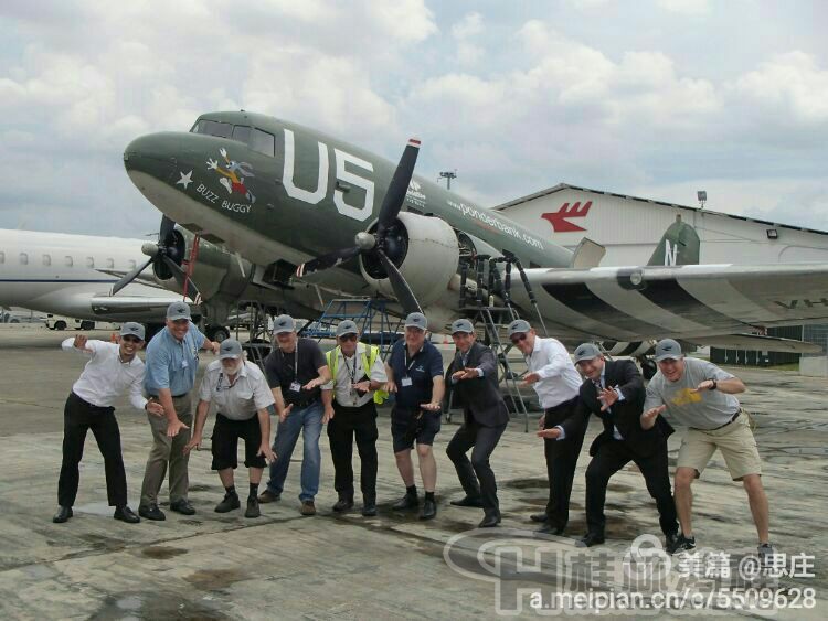 飞虎队“C47A”战机“定居”桂林鸿程磨粉机厂旁 