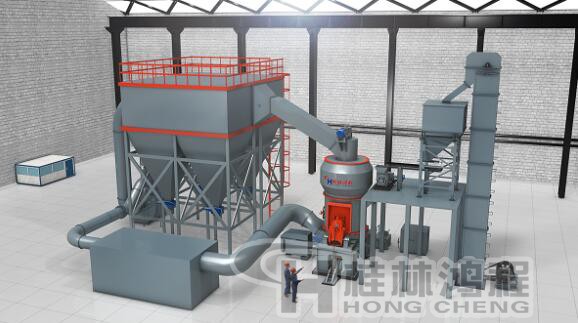 膨润土通热风生产线 磨粉机
