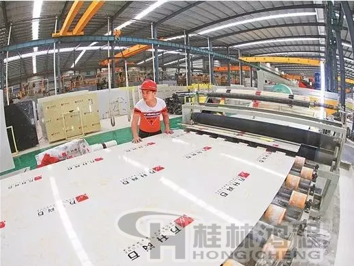 广西平桂区建成人造岗石生产线47条 广西平桂区建成人造岗石生产线47条