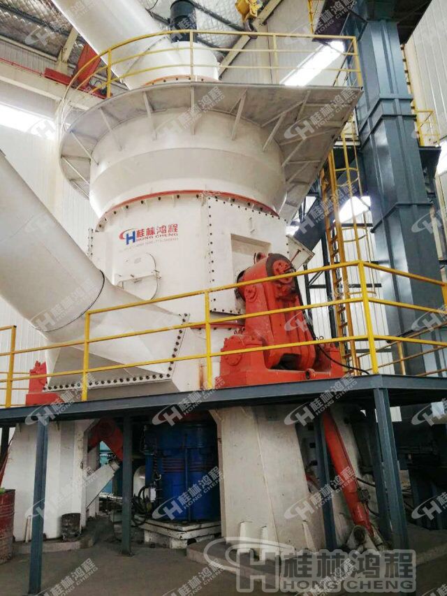 白云石矿粉325目时产10吨立磨机型号采用HLM2400立磨机