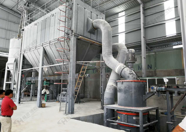 桂林鸿程磨粉机高效制备白云石 桂林鸿程磨粉机高效制备白云石