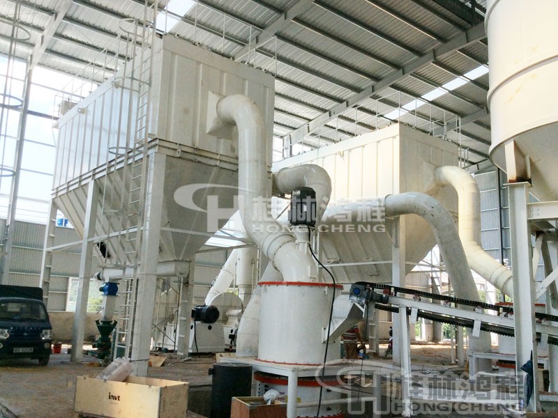HCH1395超细环辊磨 钾长石磨粉机生产线