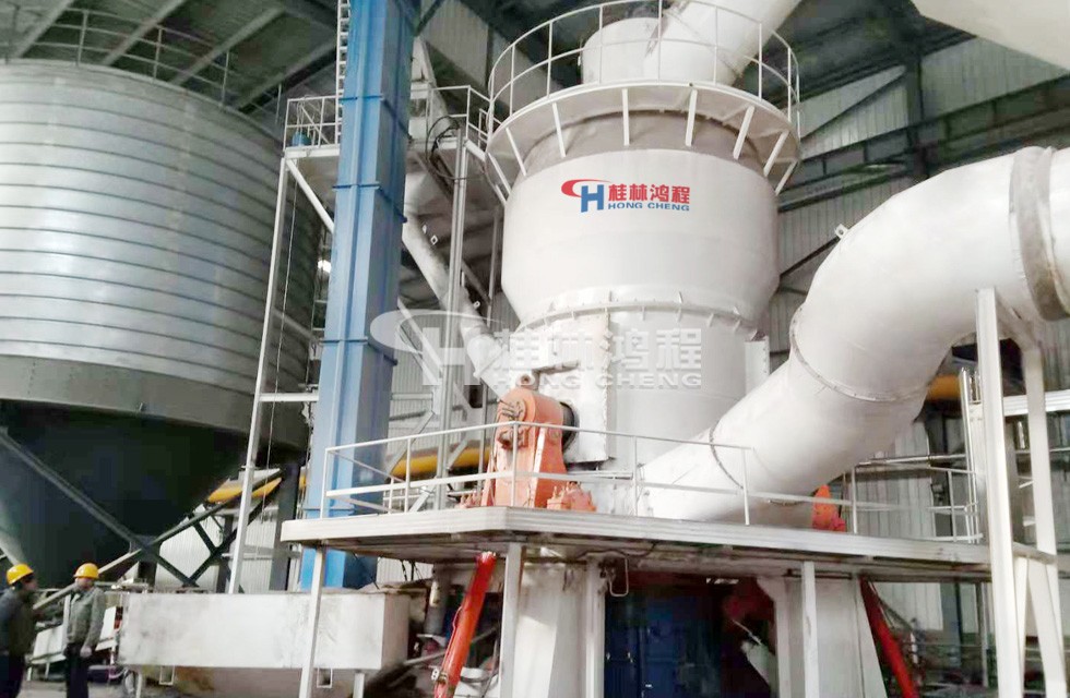 桂林鸿程时产100吨立磨 机制砂生产线