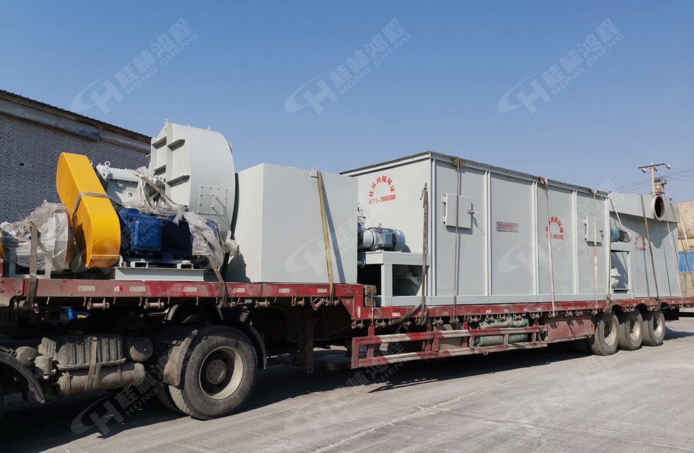 桂林鸿程HC大型氢氧化钙生产线(15吨小时)到达华北地区客户现场 桂林鸿程HC大型氢氧化钙生产线(15吨小时)到达华北地区客户现场