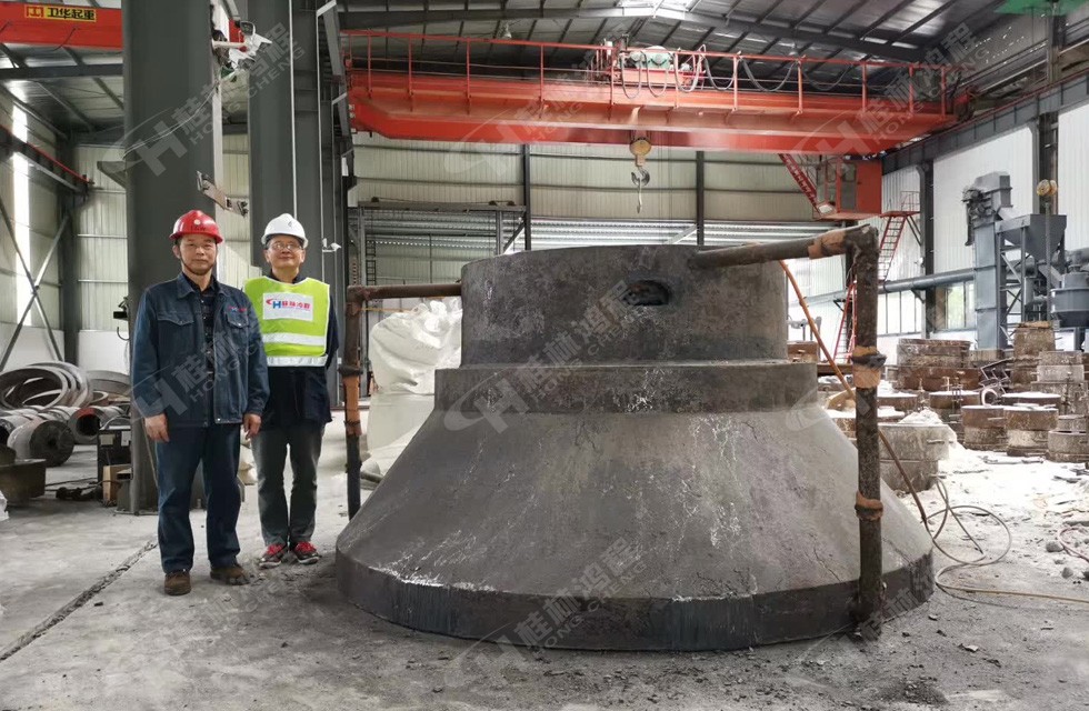 桂林鸿程2.6米立磨主件铸钢件