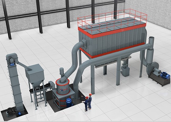 HCH1395现代大型工业新型高效环保磨粉机HCH超细环辊磨粉机