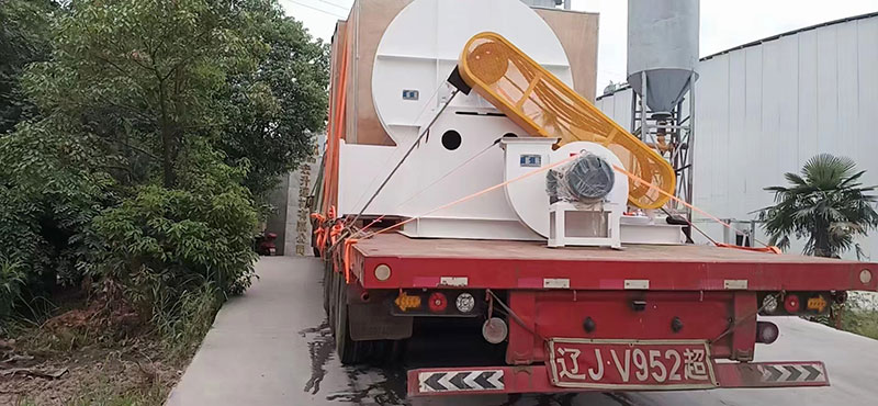 湖南某老板订购时产十五吨氢氧化钙生产线货物到场剪影!