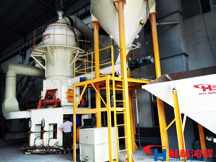 合山年产10万吨氧化钙制粉超细粉立磨案例现场图片