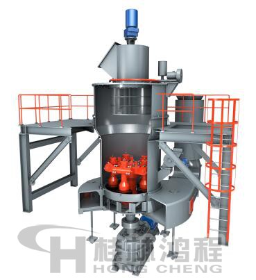 桂林鸿程磨粉机 立磨剖面图
