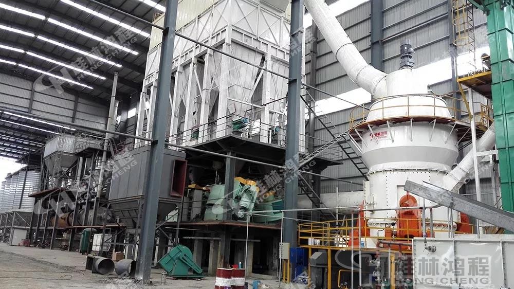 立磨厂家桂林鸿程HLM立式磨粉机