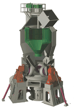 三辊立式磨粉机结构及工作原理