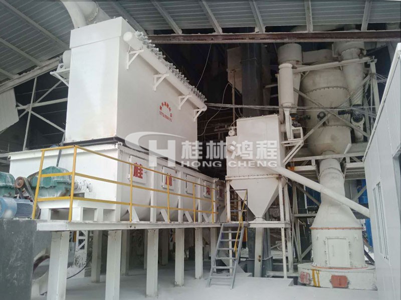 HC氢氧化钙江西250目D90生产线设备生产现场