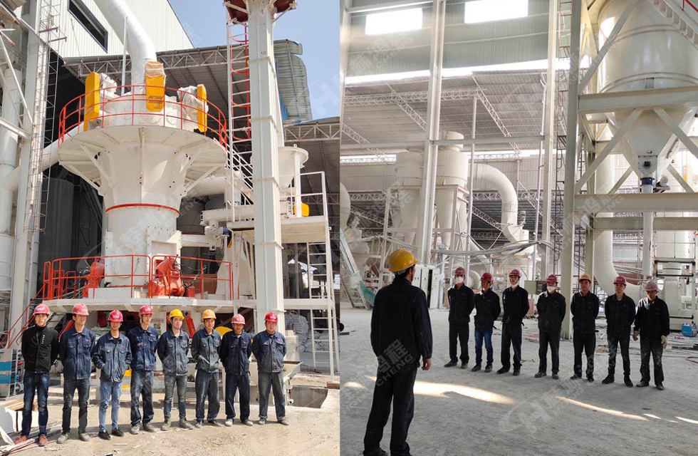 直击桂林鸿程超细立磨安装现场！