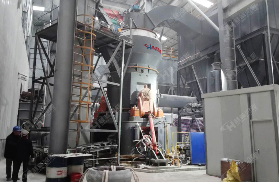 325目石灰石立磨磨粉机生产线案例