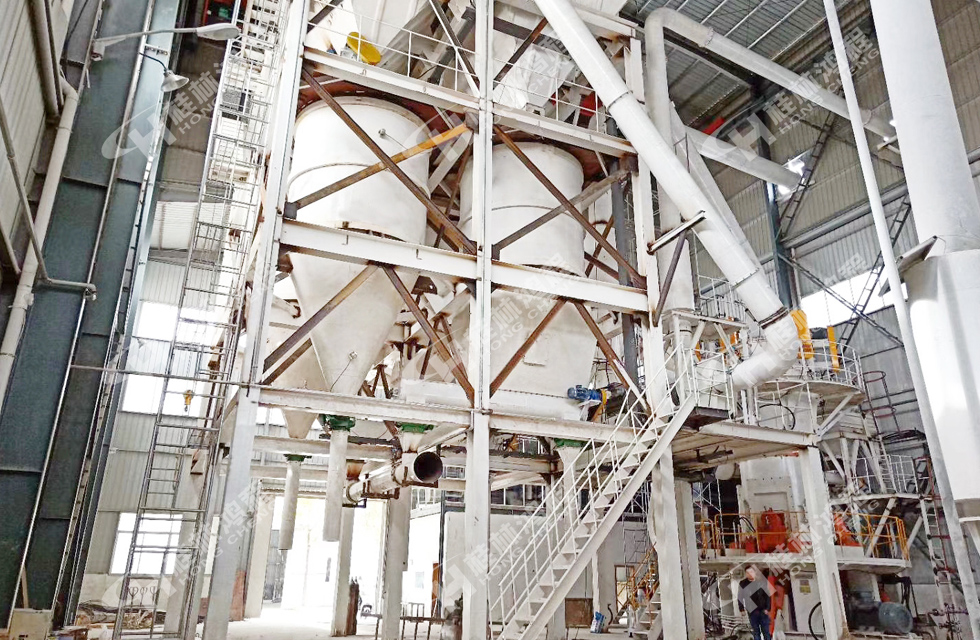 400目方解石超细立磨磨粉机生产线案例